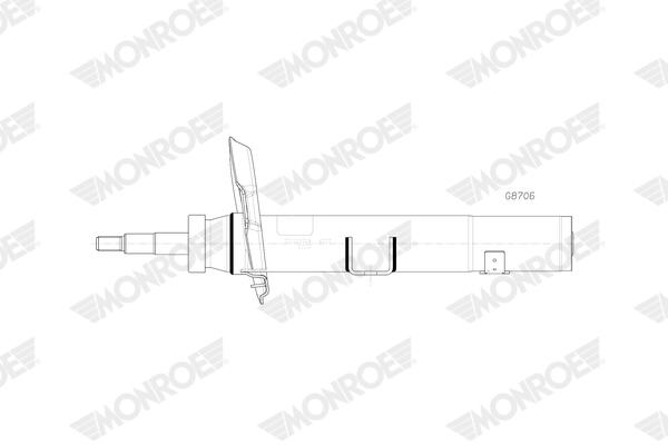 Monroe Schokdemper G8706