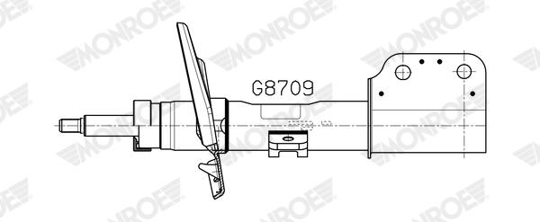 Monroe Schokdemper G8709
