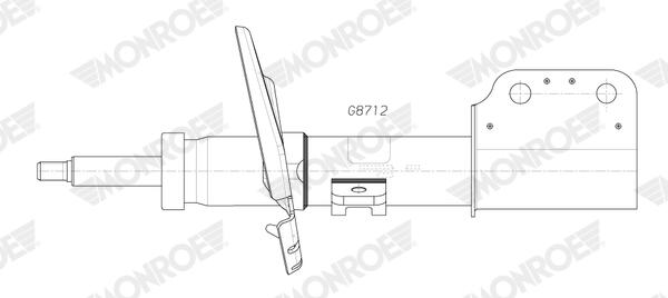 Monroe Schokdemper G8712