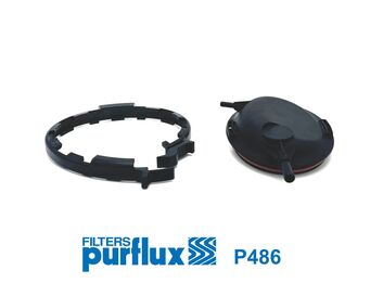 Purflux Deksel, brandstoffilter P486