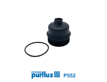 Purflux Deksel, oliefilterbehuizing P552