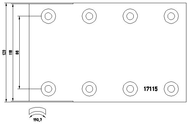 Textar Remtrommel 1711501