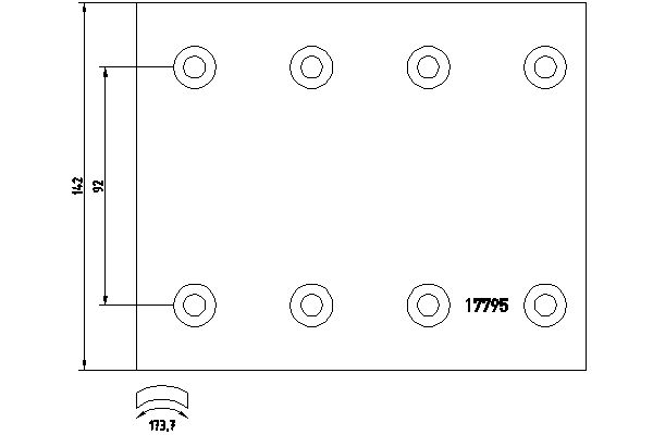 Textar Remtrommel 1779501