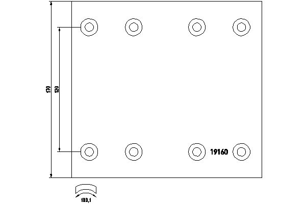 Textar Remtrommel 1916002