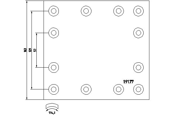 Textar Remtrommel 1917705