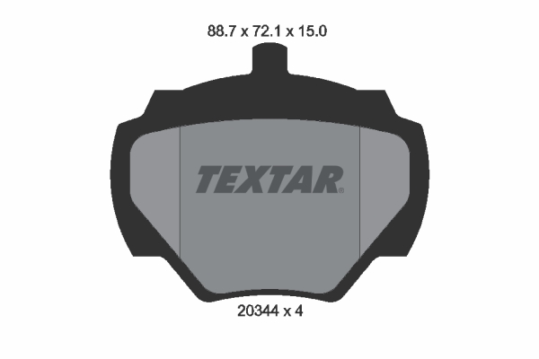 Textar Remblokset 2034402