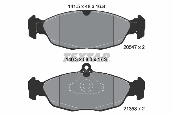 Textar Remblokset 2054701