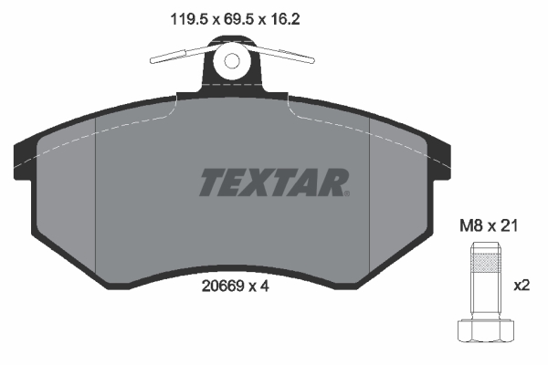 Textar Remblokset 2066904