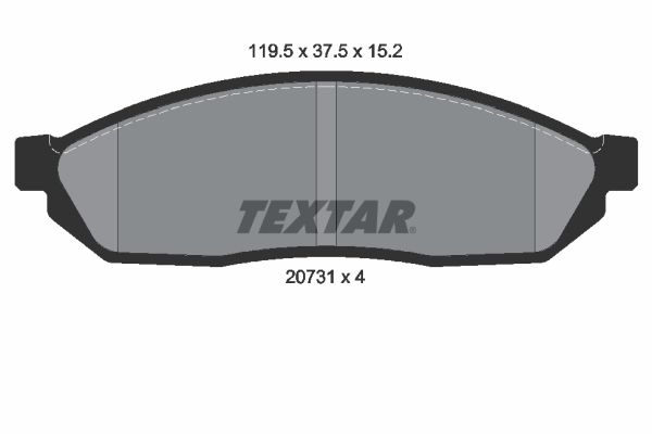 Textar Remblokset 2073101