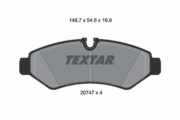 Textar Remblokset 2074701