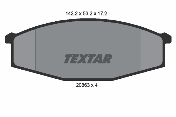 Textar Remblokset 2086301