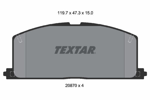 Textar Remblokset 2087001