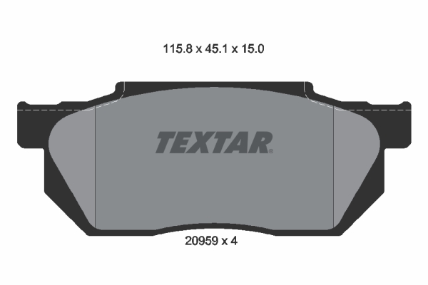 Textar Remblokset 2095901