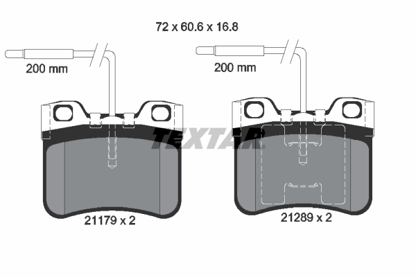 Textar Remblokset 2117902