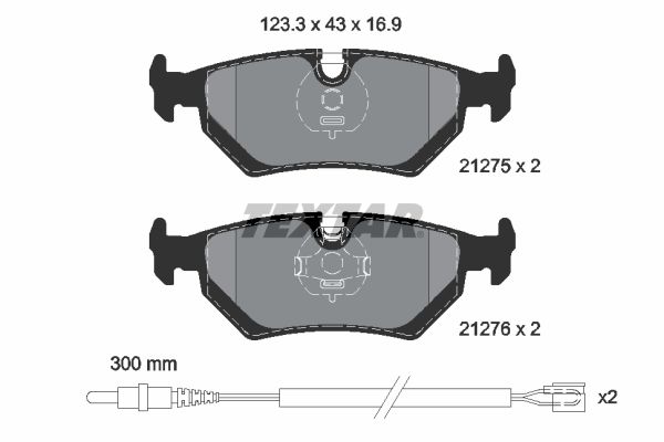 Textar Remblokset 2127501