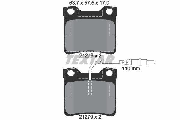 Textar Remblokset 2127801