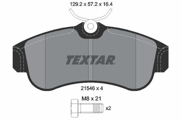 Textar Remblokset 2154601