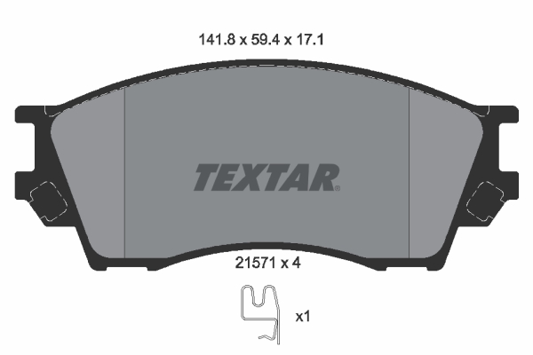 Textar Remblokset 2157101