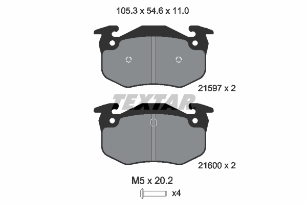 Textar Remblokset 2159701