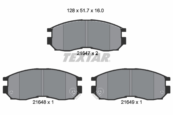 Textar Remblokset 2164701