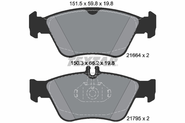 Textar Remblokset 2166481