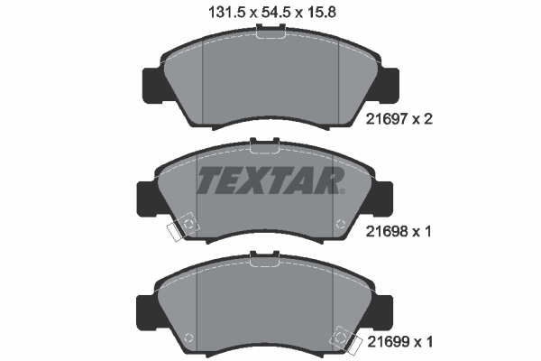 Textar Remblokset 2169701