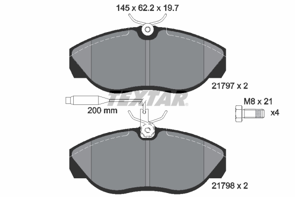 Textar Remblokset 2179701