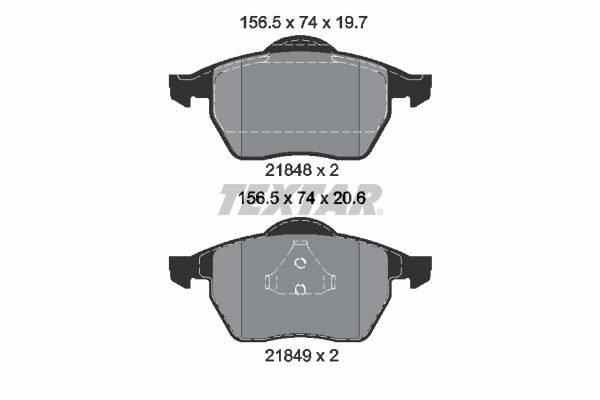 Textar Remblokset 2184802