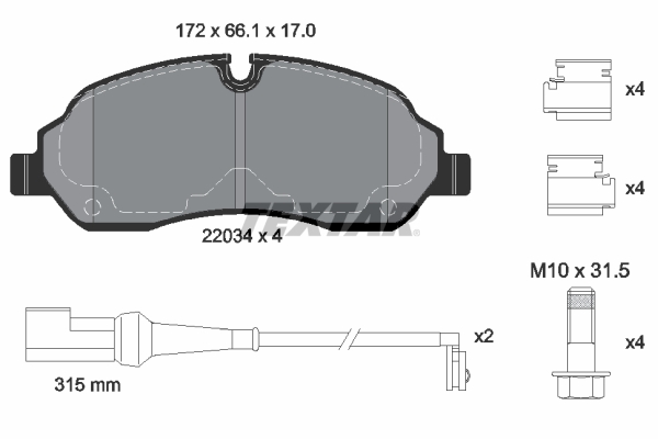 Textar Remblokset 2203401