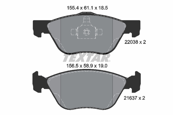 Textar Remblokset 2203801