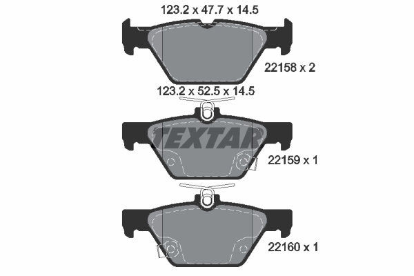 Textar Remblokset 2215801