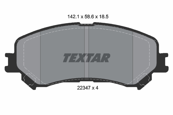 Textar Remblokset 2234701