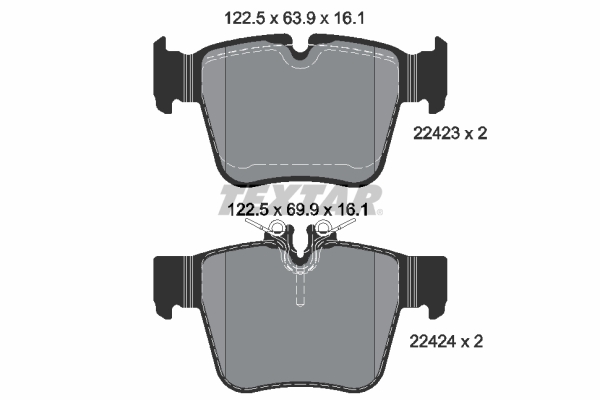 Textar Remblokset 2242301