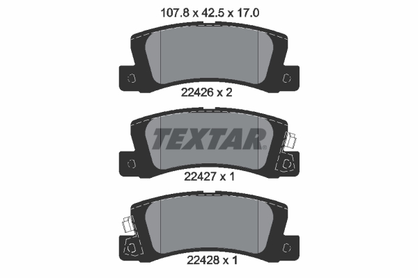 Textar Remblokset 2242601