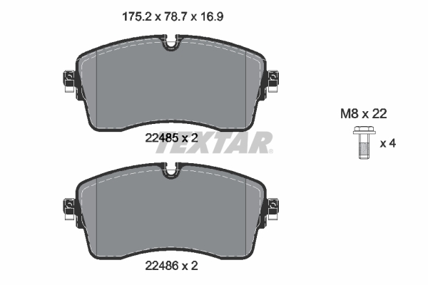 Textar Remblokset 2248501