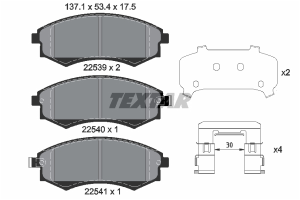 Textar Remblokset 2253901