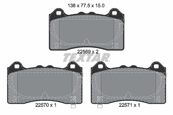 Textar Remblokset 2256901