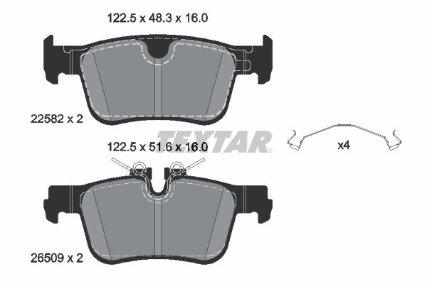 Textar Remblokset 2258201