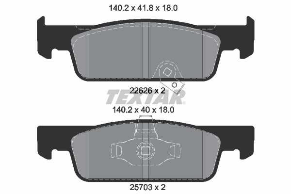 Textar Remblokset 2262601