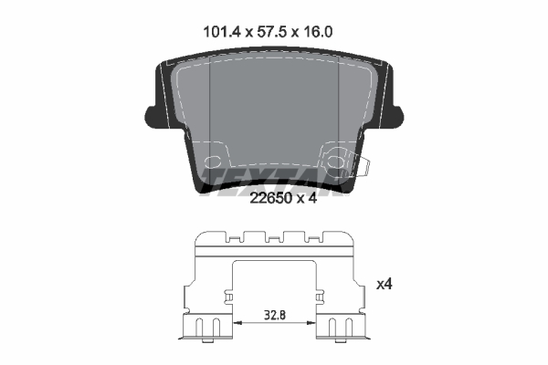 Textar Remblokset 2265001