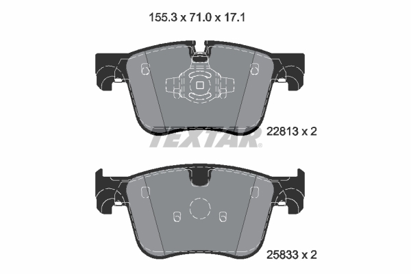 Textar Remblokset 2281301