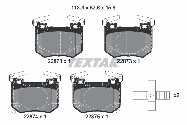 Textar Remblokset 2287301