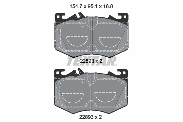 Textar Remblokset 2289301