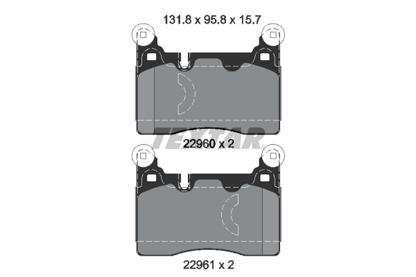 Textar Remblokset 2296001