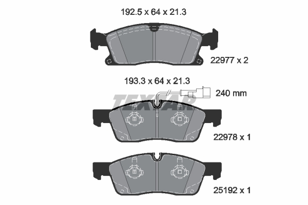 Textar Remblokset 2297701