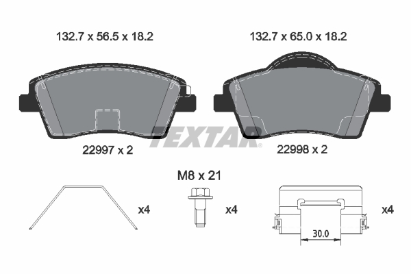 Textar Remblokset 2299701