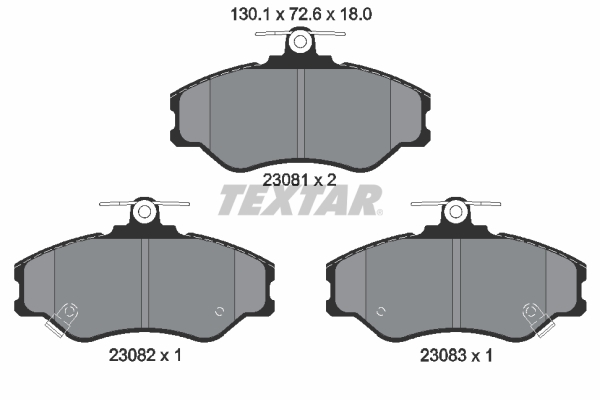 Textar Remblokset 2308101