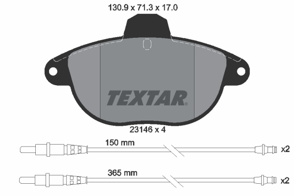 Textar Remblokset 2314601