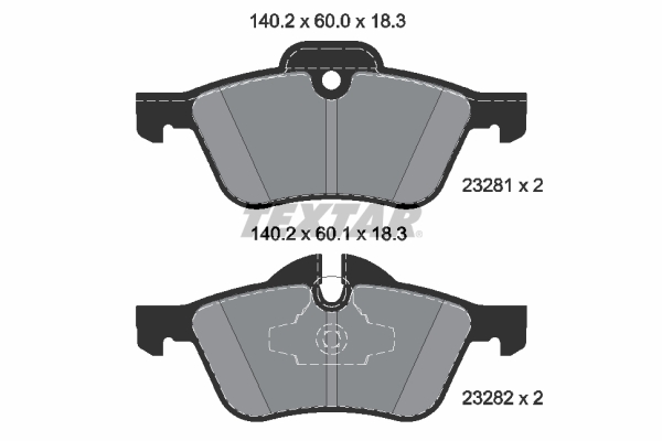 Textar Remblokset 2328101