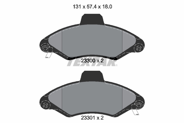 Textar Remblokset 2330002